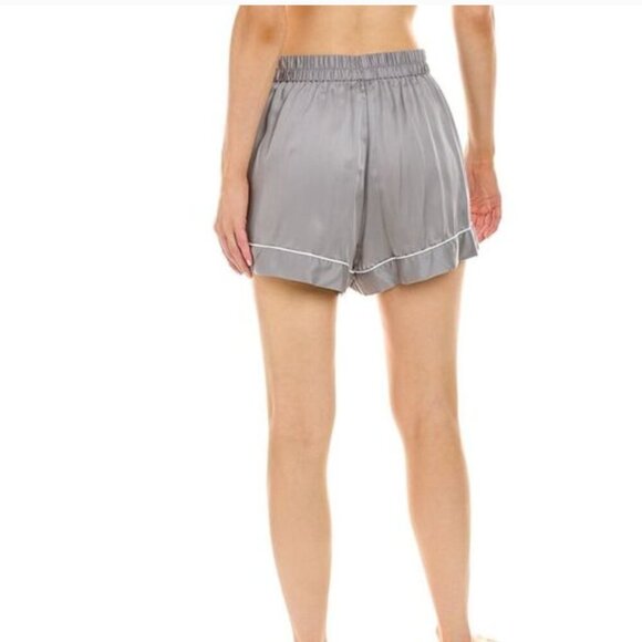 Ettitude Sateen Plus Pajama Short Size Medium Color Fog / Grey - Picture 2 of 5